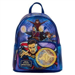 Loungefly Marvel Dr. Strange Multiverse Glow in the Dark Backpack - NWT
